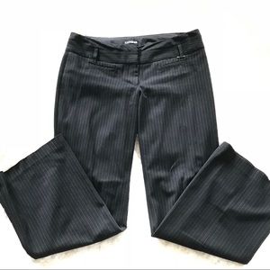 Express pinstripe wide leg pant